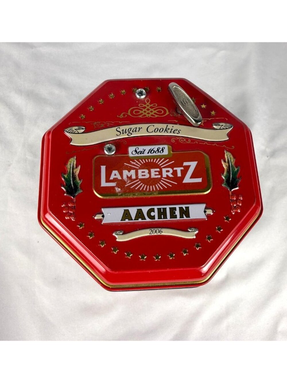 Vintage 2006 Lambertz Aachen German Cookie Working Music Box Tin Collection - Picture 2 of 5